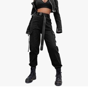 Never Worn Black Cargo Pants